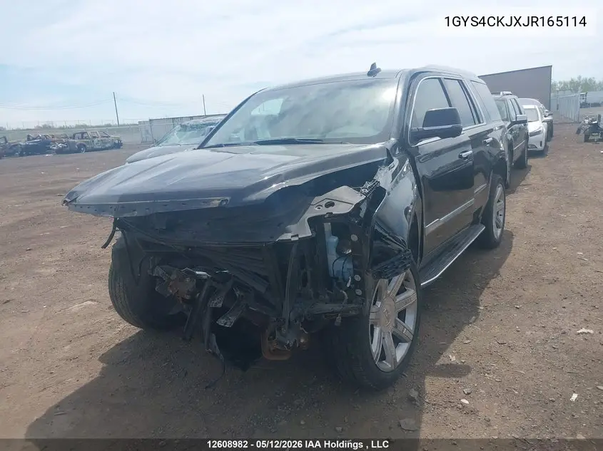 2018 Cadillac Escalade Premium Luxury VIN: 1GYS4CKJXJR165114 Lot: 12608982