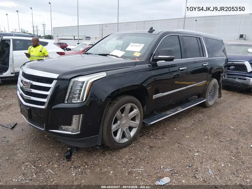 2018 Cadillac Escalade Esv Premium Luxury VIN: 1GYS4JKJ9JR205350 Lot: 45324327