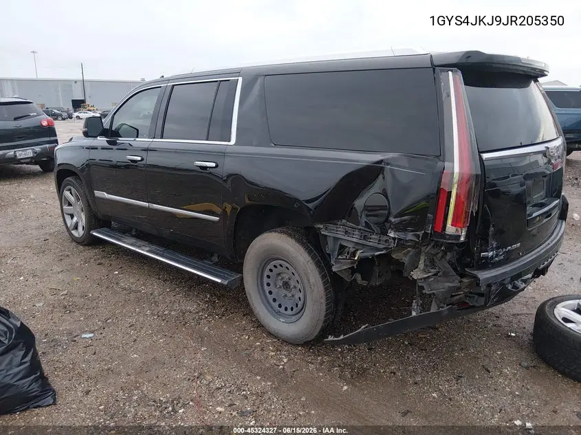 2018 Cadillac Escalade Esv Premium Luxury VIN: 1GYS4JKJ9JR205350 Lot: 45324327