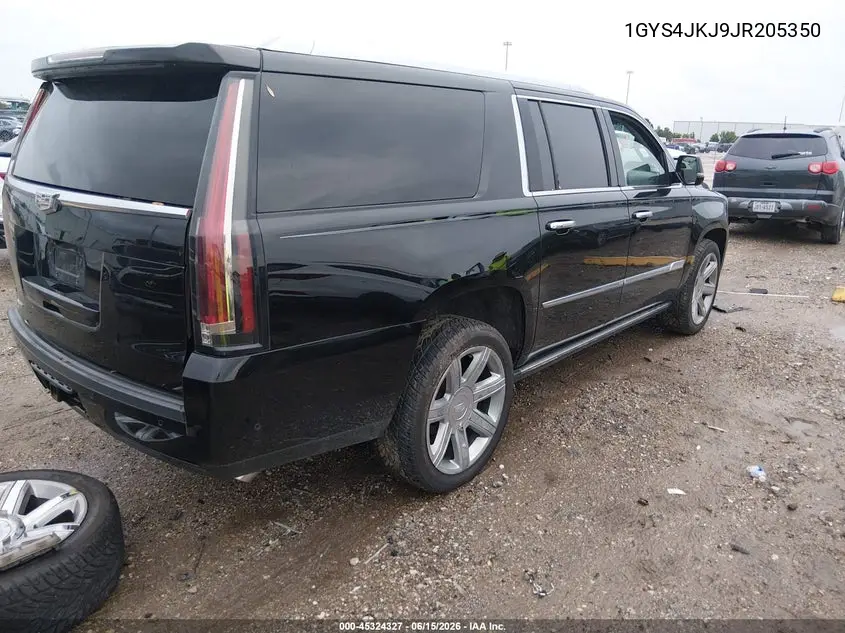 2018 Cadillac Escalade Esv Premium Luxury VIN: 1GYS4JKJ9JR205350 Lot: 45324327