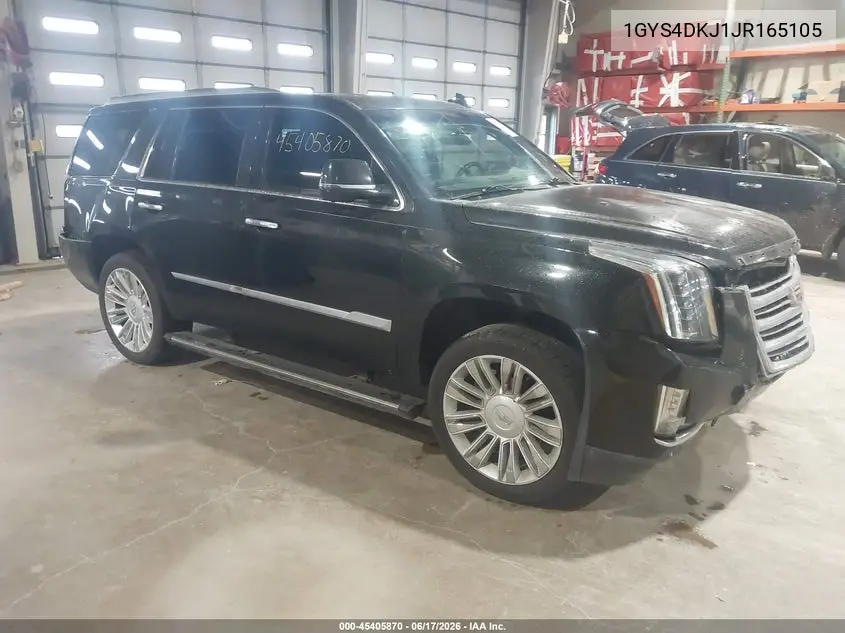 2018 Cadillac Escalade Platinum VIN: 1GYS4DKJ1JR165105 Lot: 45405870