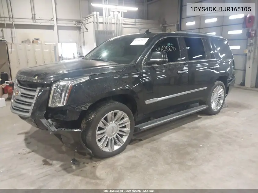 2018 Cadillac Escalade Platinum VIN: 1GYS4DKJ1JR165105 Lot: 45405870