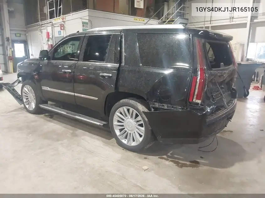 2018 Cadillac Escalade Platinum VIN: 1GYS4DKJ1JR165105 Lot: 45405870