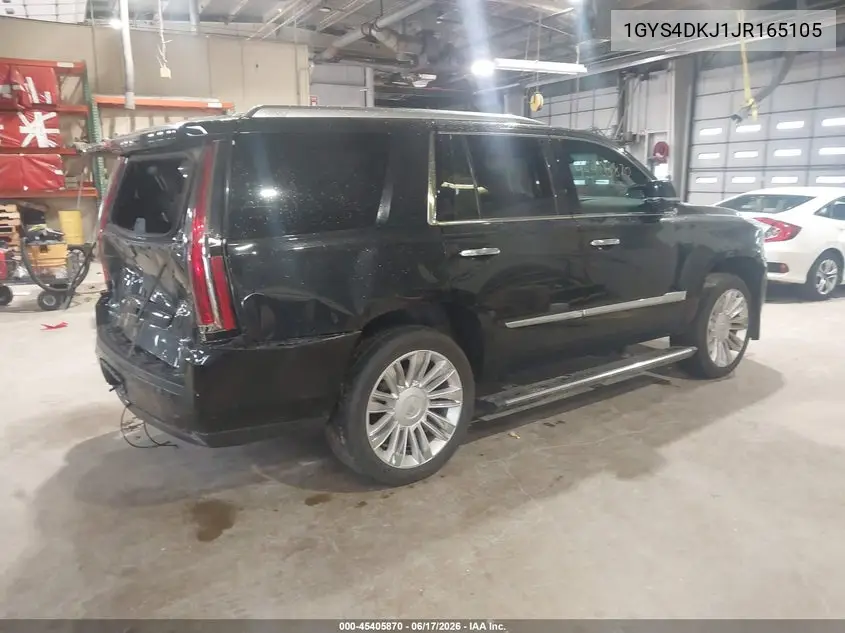 2018 Cadillac Escalade Platinum VIN: 1GYS4DKJ1JR165105 Lot: 45405870