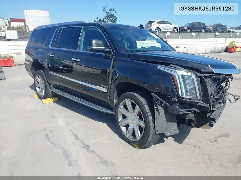2018 Cadillac Escalade Esv Luxury VIN: 1GYS3HKJ6JR361230 Lot: 45431107