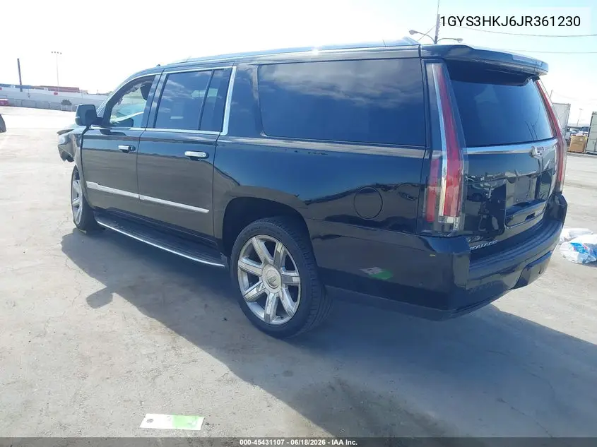 2018 Cadillac Escalade Esv Luxury VIN: 1GYS3HKJ6JR361230 Lot: 45431107