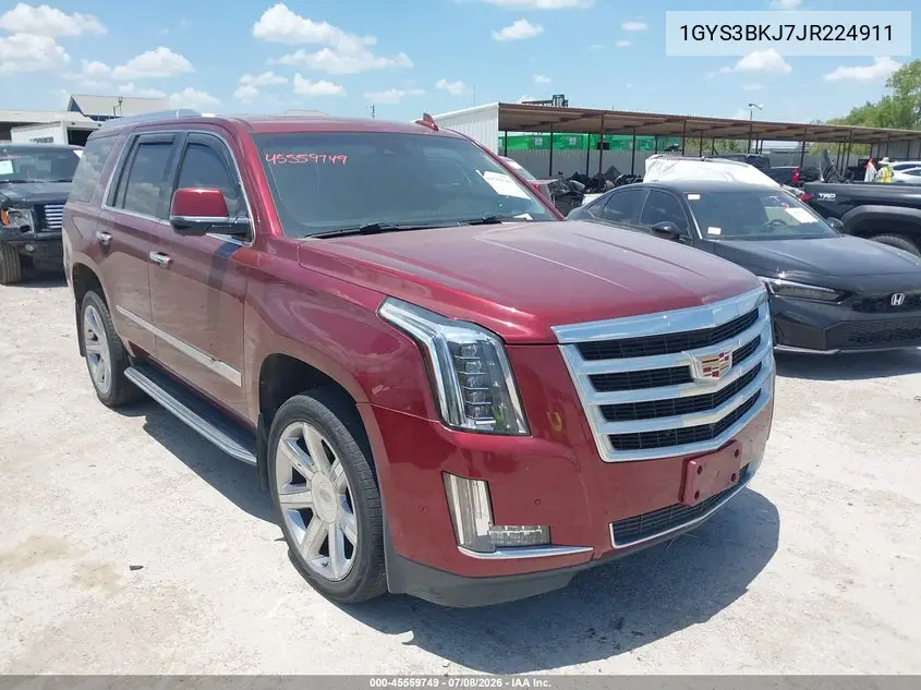 2018 Cadillac Escalade Luxury VIN: 1GYS3BKJ7JR224911 Lot: 45559749