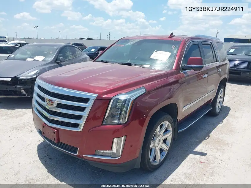 2018 Cadillac Escalade Luxury VIN: 1GYS3BKJ7JR224911 Lot: 45559749