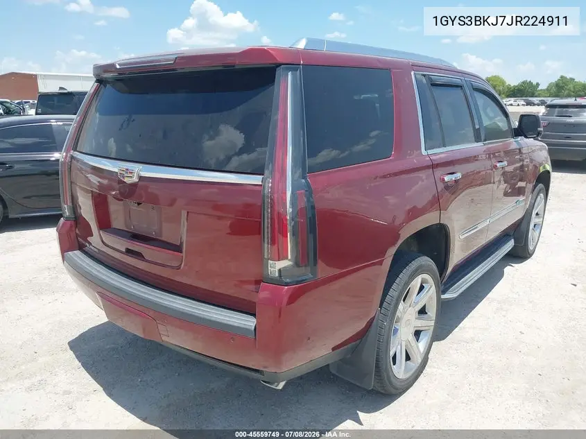 2018 Cadillac Escalade Luxury VIN: 1GYS3BKJ7JR224911 Lot: 45559749