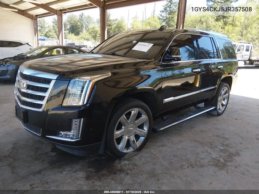 2018 Cadillac Escalade Premium Luxury VIN: 1GYS4CKJ5JR357508 Lot: 45606611