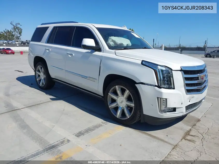 2018 Cadillac Escalade Premium Luxury VIN: 1GYS4CKJ0JR208343 Lot: 45628146