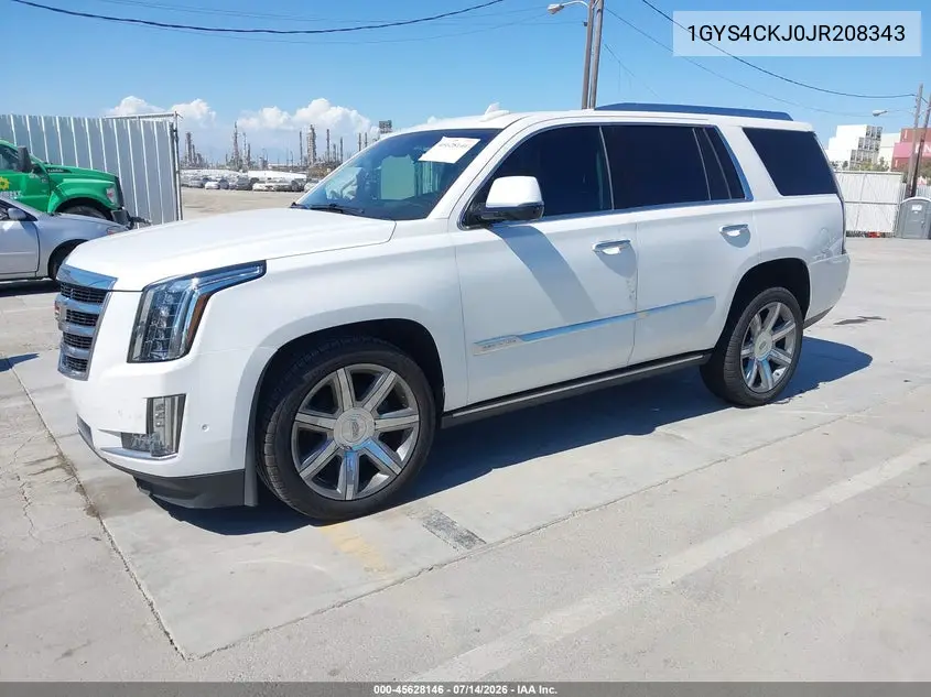 2018 Cadillac Escalade Premium Luxury VIN: 1GYS4CKJ0JR208343 Lot: 45628146