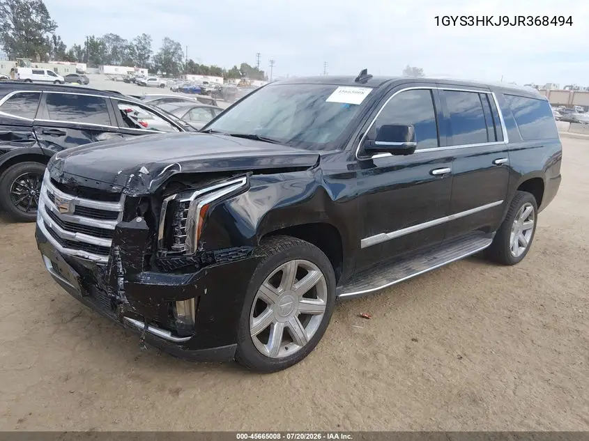 2018 Cadillac Escalade Esv Luxury VIN: 1GYS3HKJ9JR368494 Lot: 45665008