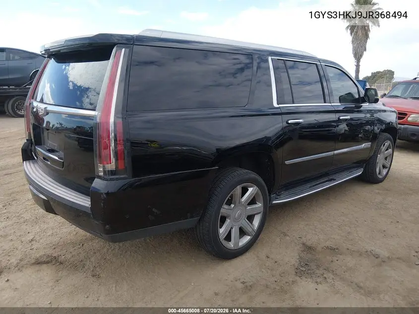 2018 Cadillac Escalade Esv Luxury VIN: 1GYS3HKJ9JR368494 Lot: 45665008