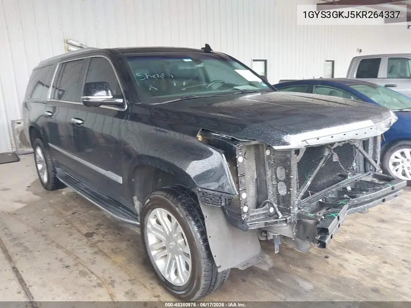 2019 Cadillac Escalade Esv Standard VIN: 1GYS3GKJ5KR264337 Lot: 45380976