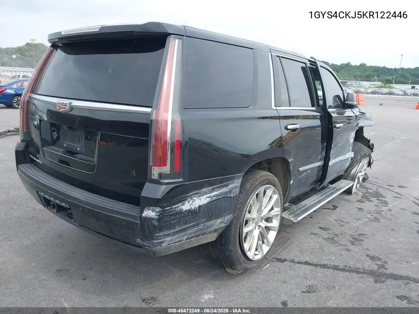 2019 Cadillac Escalade Premium Luxury VIN: 1GYS4CKJ5KR122446 Lot: 45472249