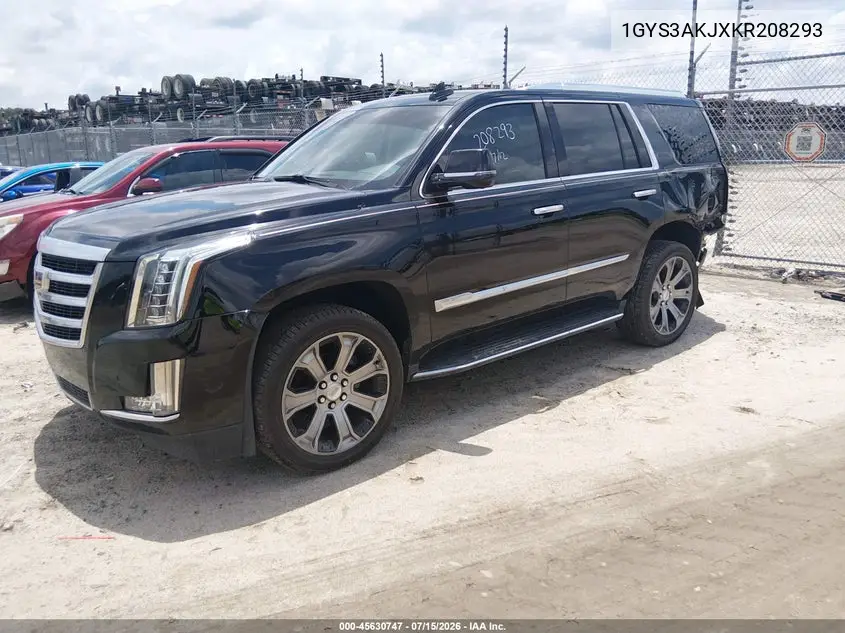 2019 Cadillac Escalade Standard VIN: 1GYS3AKJXKR208293 Lot: 45630747