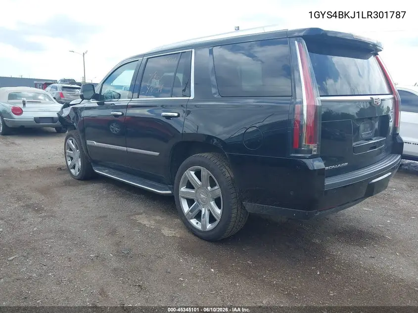 2020 Cadillac Escalade 4Wd Luxury VIN: 1GYS4BKJ1LR301787 Lot: 45345101