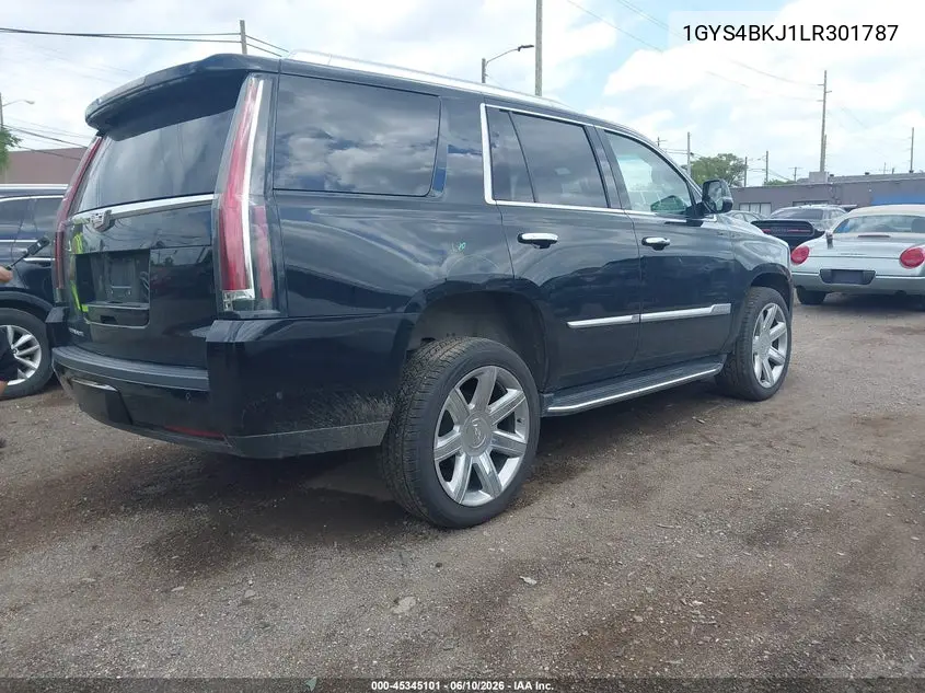 2020 Cadillac Escalade 4Wd Luxury VIN: 1GYS4BKJ1LR301787 Lot: 45345101