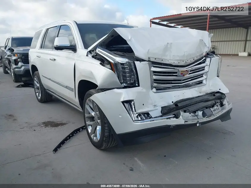 2020 Cadillac Escalade 4Wd Platinum VIN: 1GYS4DKJ7LR252722 Lot: 45573699