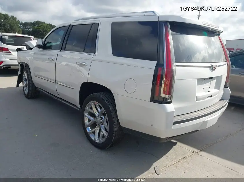 2020 Cadillac Escalade 4Wd Platinum VIN: 1GYS4DKJ7LR252722 Lot: 45573699
