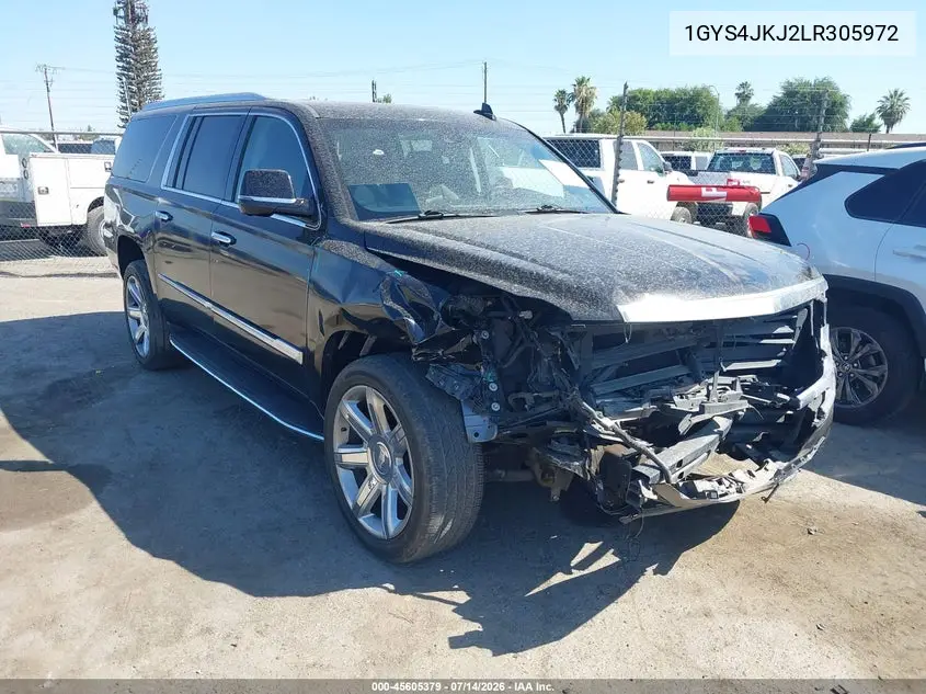 2020 Cadillac Escalade Esv 4Wd Premium Luxury VIN: 1GYS4JKJ2LR305972 Lot: 45605379