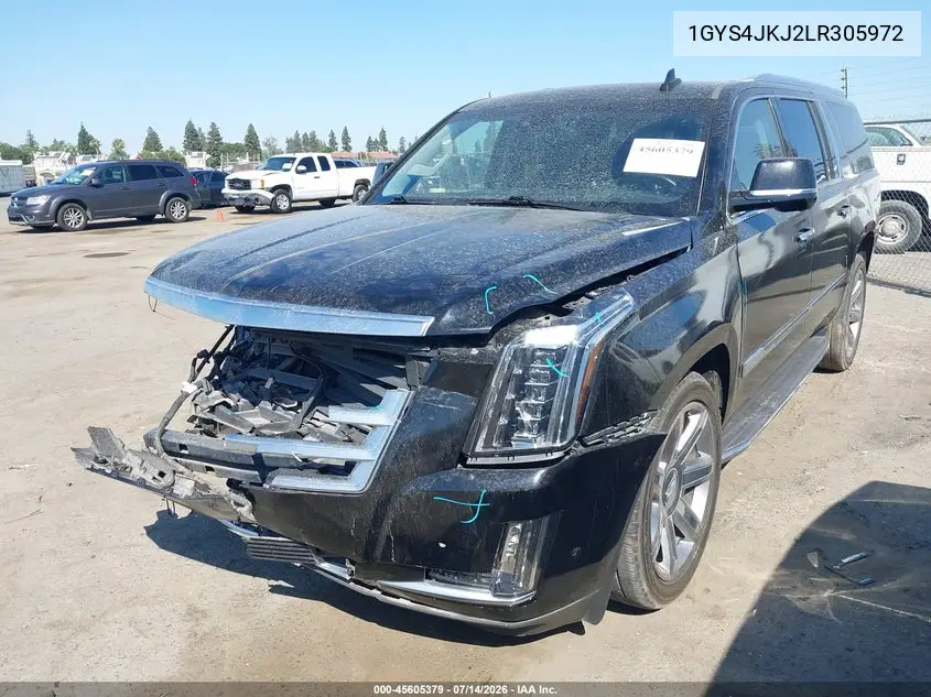2020 Cadillac Escalade Esv 4Wd Premium Luxury VIN: 1GYS4JKJ2LR305972 Lot: 45605379