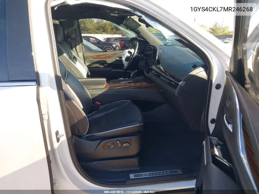 1GYS4CKL7MR246268 2021 Cadillac Escalade 4Wd Premium Luxury