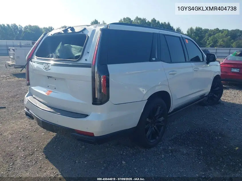 2021 Cadillac Escalade 4Wd Sport Platinum VIN: 1GYS4GKLXMR404738 Lot: 45544619
