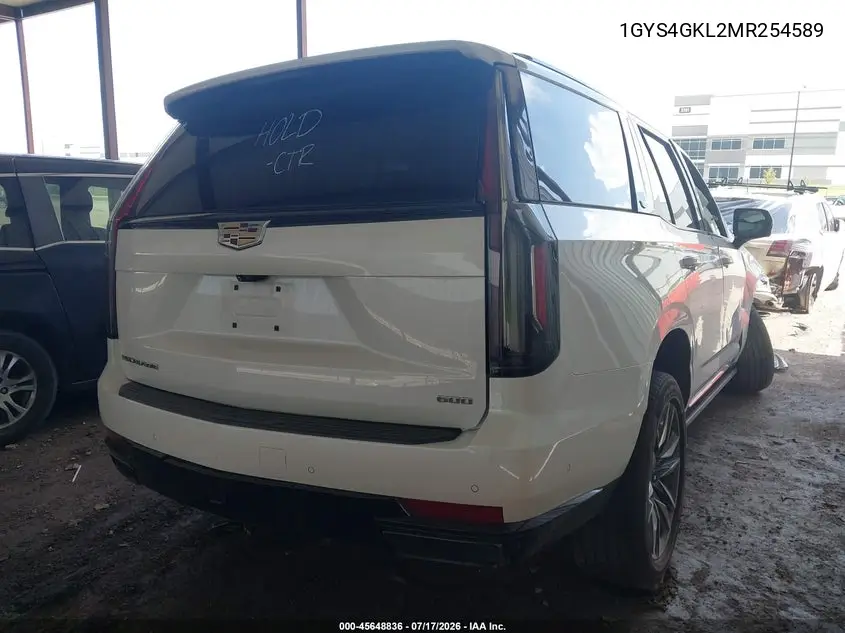 2021 Cadillac Escalade 4Wd Sport Platinum VIN: 1GYS4GKL2MR254589 Lot: 45648836