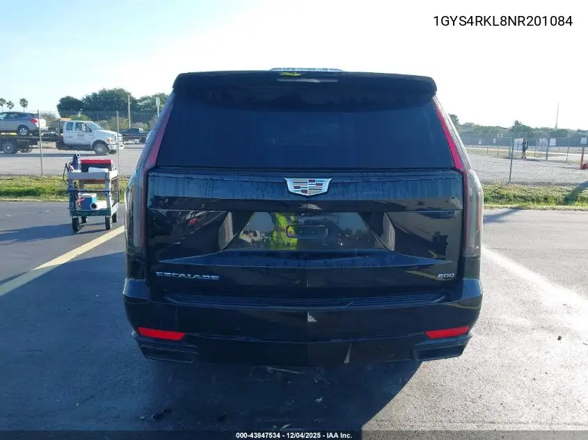 1GYS4RKL8NR201084 2022 Cadillac Escalade Esv 4Wd Sport Platinum