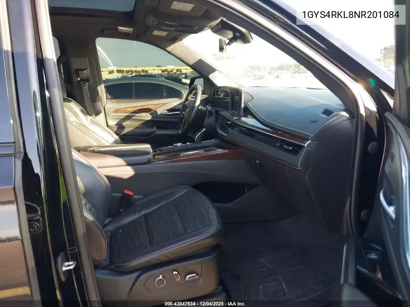 1GYS4RKL8NR201084 2022 Cadillac Escalade Esv 4Wd Sport Platinum