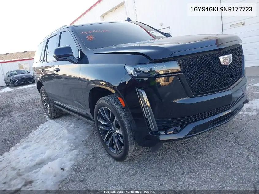 1GYS4GKL9NR177723 2022 Cadillac Escalade 4Wd Sport Platinum
