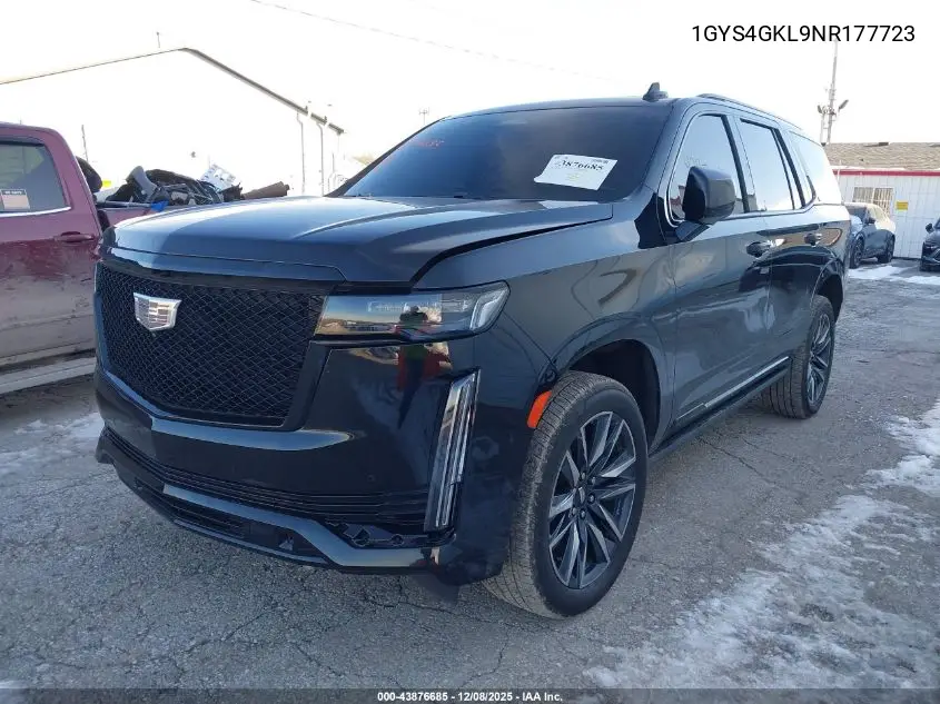 1GYS4GKL9NR177723 2022 Cadillac Escalade 4Wd Sport Platinum
