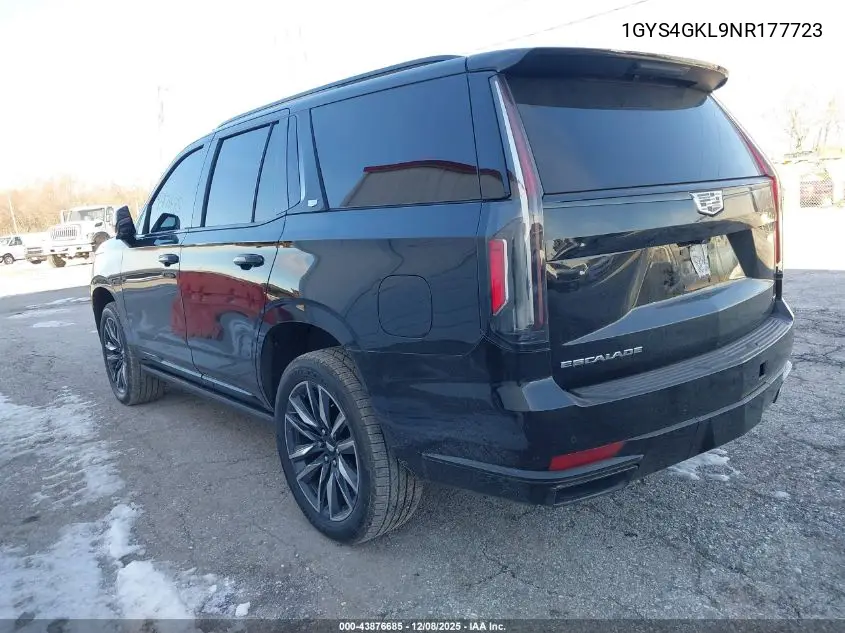 1GYS4GKL9NR177723 2022 Cadillac Escalade 4Wd Sport Platinum
