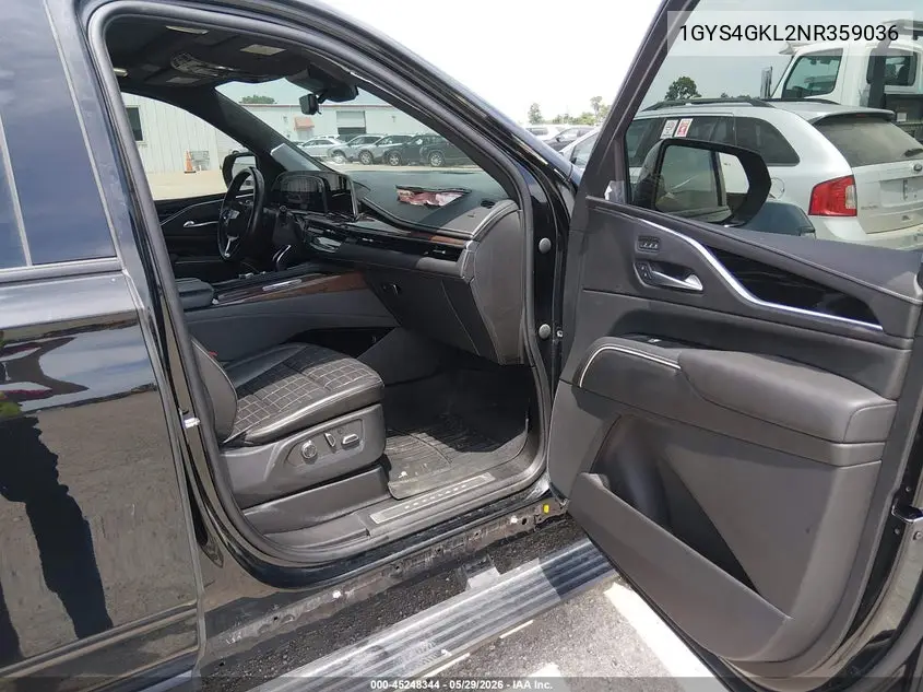 2022 Cadillac Escalade 4Wd Sport Platinum VIN: 1GYS4GKL2NR359036 Lot: 45248344