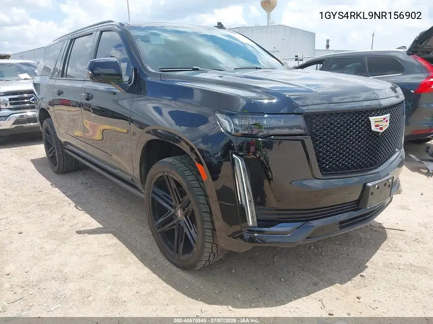 2022 Cadillac Escalade Esv 4Wd Sport Platinum VIN: 1GYS4RKL9NR156902 Lot: 45570545
