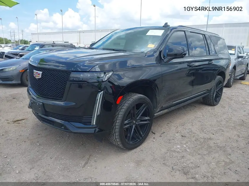 2022 Cadillac Escalade Esv 4Wd Sport Platinum VIN: 1GYS4RKL9NR156902 Lot: 45570545