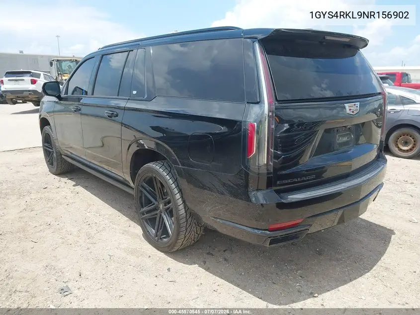 2022 Cadillac Escalade Esv 4Wd Sport Platinum VIN: 1GYS4RKL9NR156902 Lot: 45570545