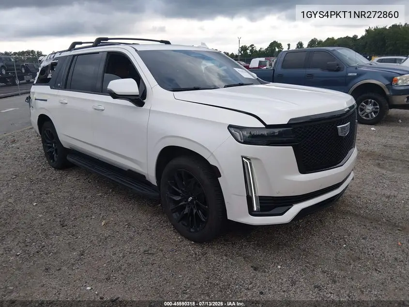2022 Cadillac Escalade Esv 4Wd Sport VIN: 1GYS4PKT1NR272860 Lot: 45590318