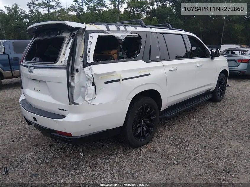 2022 Cadillac Escalade Esv 4Wd Sport VIN: 1GYS4PKT1NR272860 Lot: 45590318