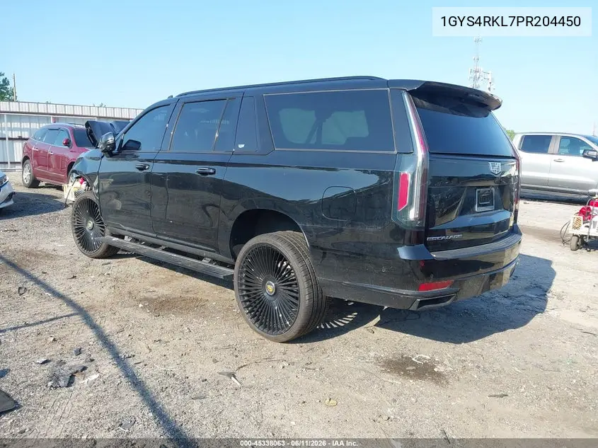 2023 Cadillac Escalade Esv 4Wd Sport Platinum VIN: 1GYS4RKL7PR204450 Lot: 45338063