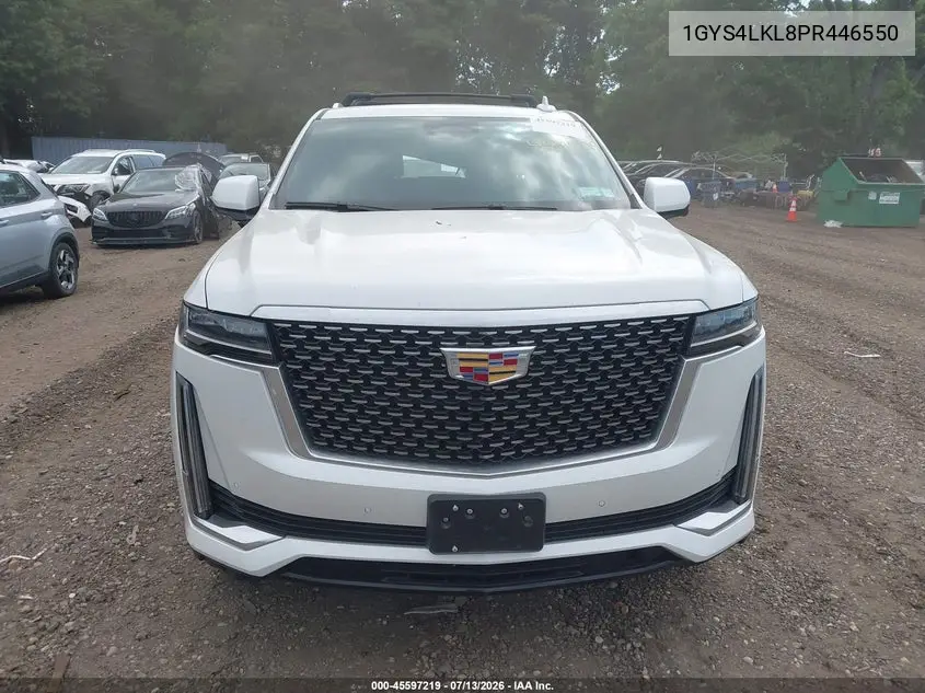 2023 Cadillac Escalade Esv 4Wd Premium Luxury VIN: 1GYS4LKL8PR446550 Lot: 45597219