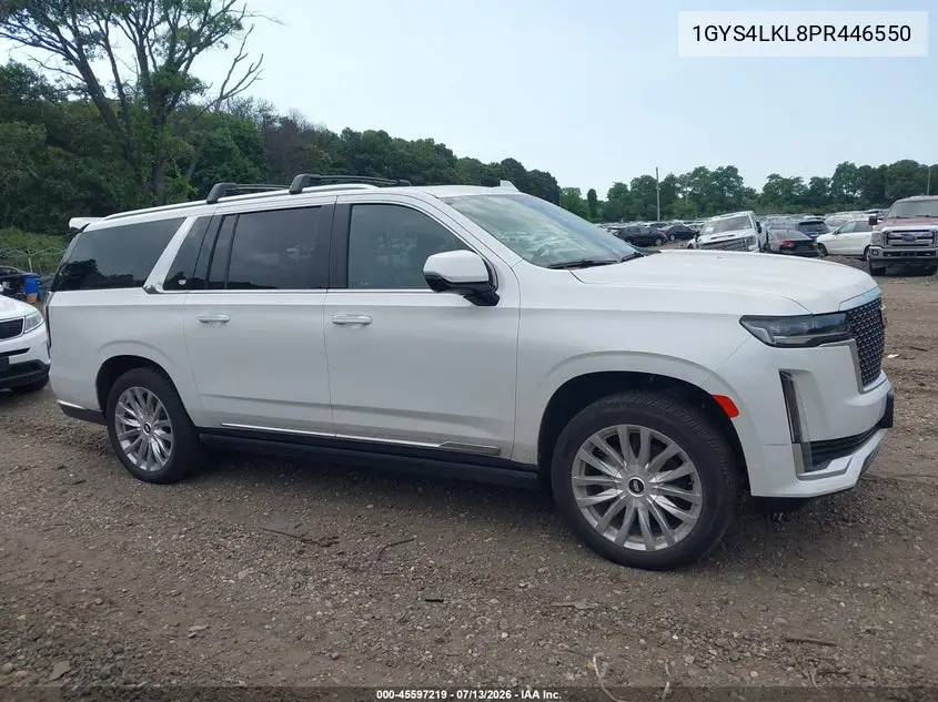 2023 Cadillac Escalade Esv 4Wd Premium Luxury VIN: 1GYS4LKL8PR446550 Lot: 45597219