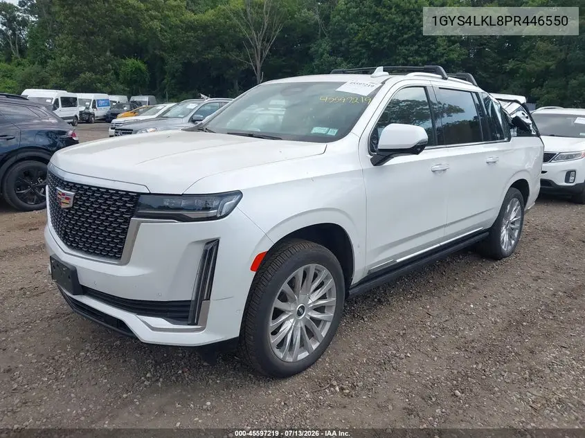 2023 Cadillac Escalade Esv 4Wd Premium Luxury VIN: 1GYS4LKL8PR446550 Lot: 45597219