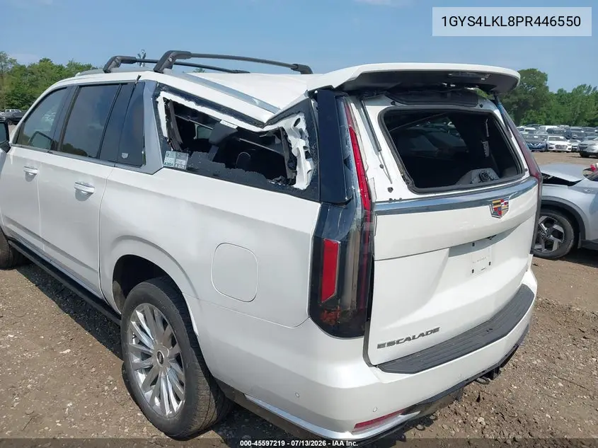 2023 Cadillac Escalade Esv 4Wd Premium Luxury VIN: 1GYS4LKL8PR446550 Lot: 45597219