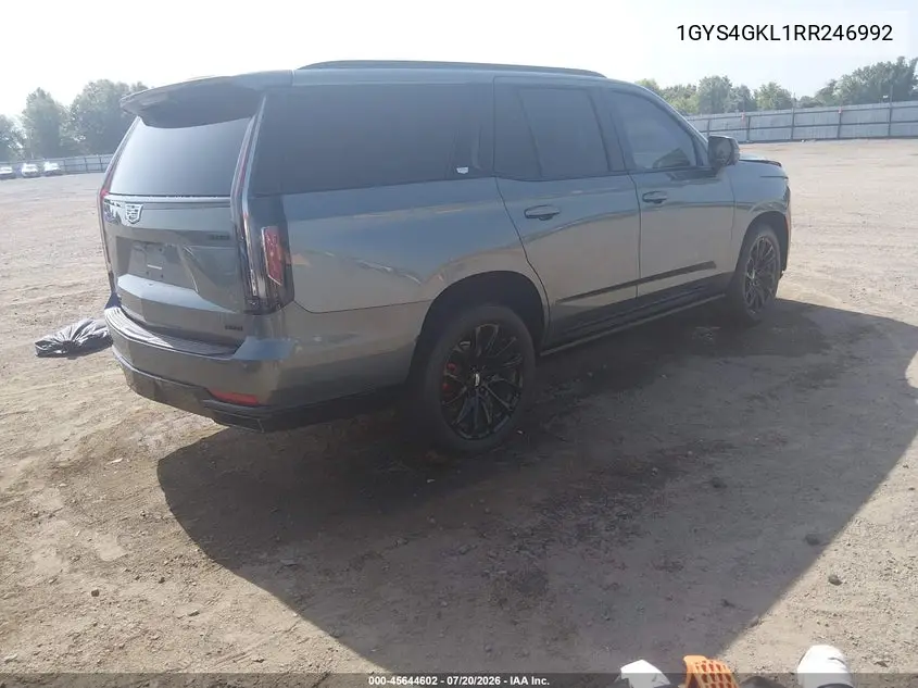 2024 Cadillac Escalade 4Wd Sport Platinum VIN: 1GYS4GKL1RR246992 Lot: 45644602