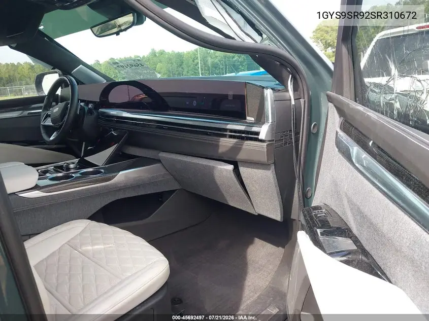 2025 Cadillac Escalade Esv V-Series VIN: 1GYS9SR92SR310672 Lot: 45692497