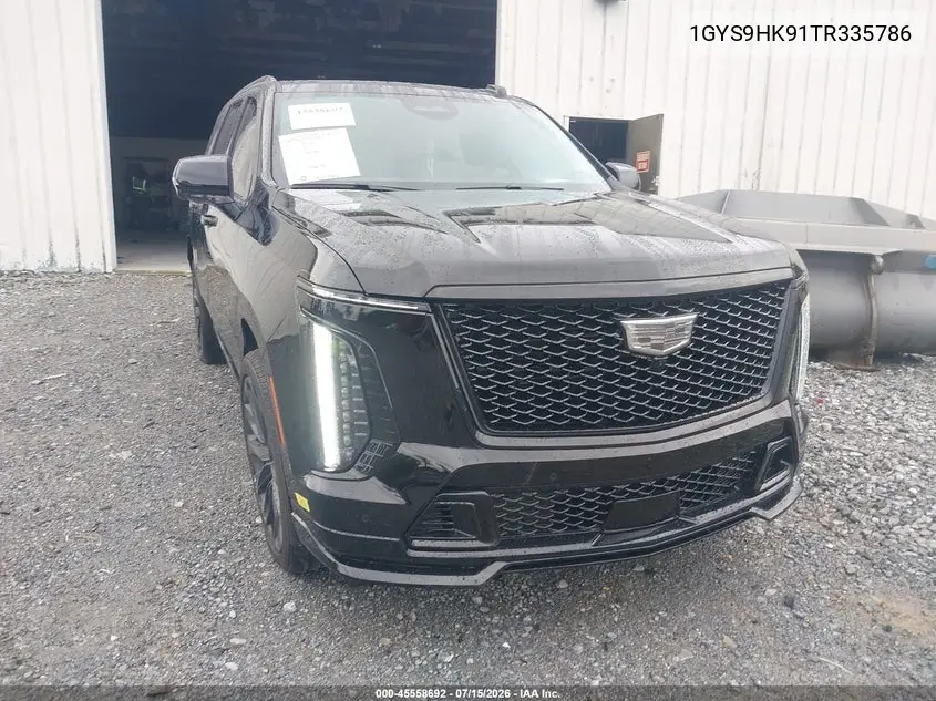 2026 Cadillac Escalade V VIN: 1GYS9HK91TR335786 Lot: 45558692