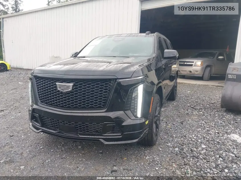 2026 Cadillac Escalade V VIN: 1GYS9HK91TR335786 Lot: 45558692